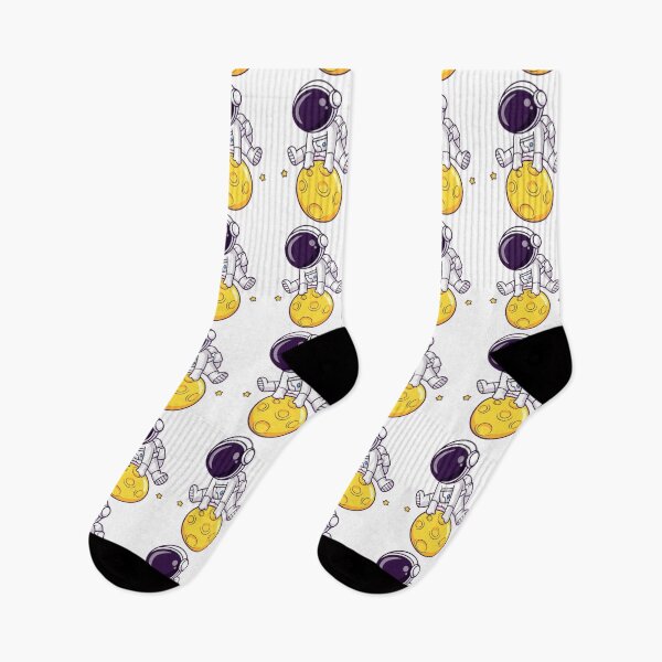 Item preview,   Cute astronaut jumping moon cartoon designed and sold by BEAUTY ⭐⭐⭐⭐⭐.