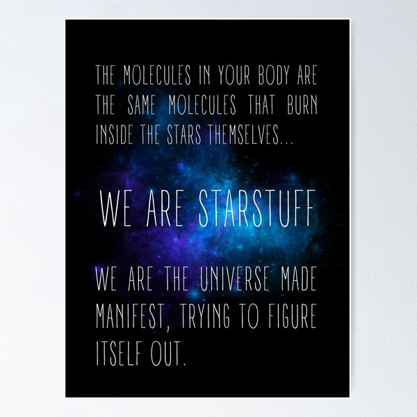 Item preview, We Are Starstuff - Blue Nebula - Black - B5 Sci-Fi designed and sold by Fenay Designs.