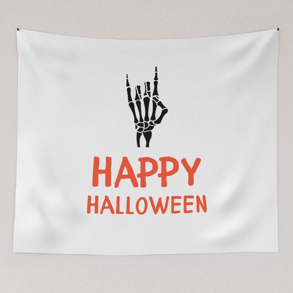 Item preview, Happy Halloween Skeleton Hand Design designed and sold by WBP Mart.