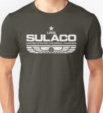 Sulaco (USS) White 2 Slim Fit T-Shirt