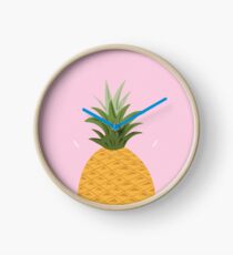 pink Pineapple | pinkfarbene Ananas Uhr