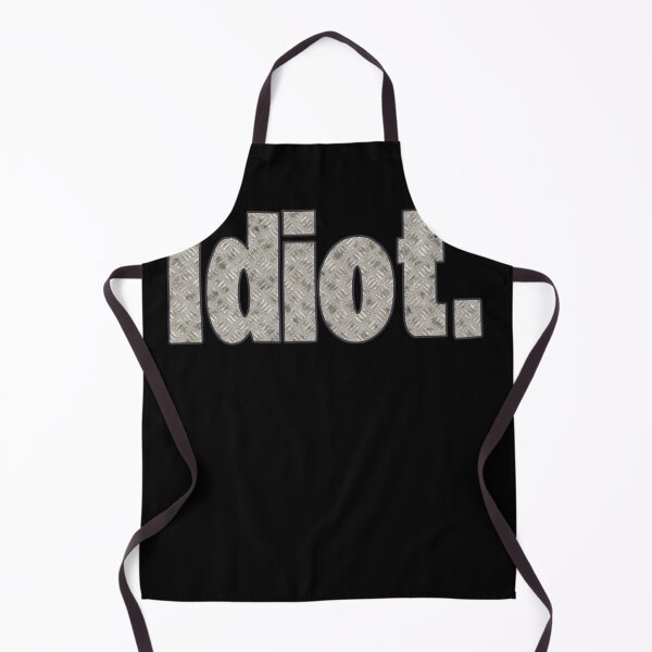 Item preview, The Word Idiot Diamond Plate Design That Says Idiot Use This Design To Testify The Word Pun Typography designed and sold by Countrysmart.