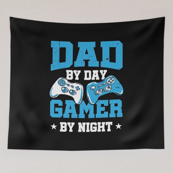 Item preview, Dad By Day Gamer By Night Gaming Daddy Video Controller Game designed and sold by haselshirt.