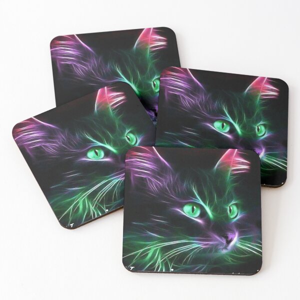 Item preview, glowing cat designed and sold by Akondi Serge.