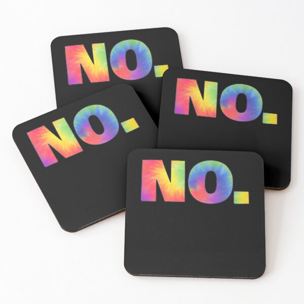 Item preview, The Word No A Tie Dye Design That Says No Use This Design To Testify The Word Pun Gift designed and sold by Countrysmart.