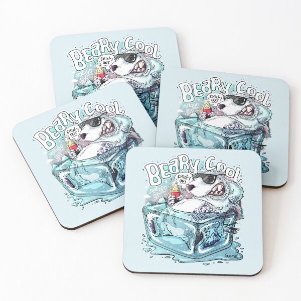 Item preview, Beary cool Polar bear pun designed and sold by SPIRIMAL.