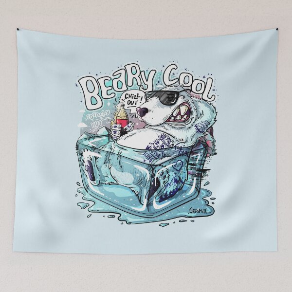 Item preview, Beary cool Polar bear pun designed and sold by SPIRIMAL.