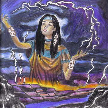 Artwork thumbnail, creating lightning by Ellaine Walker