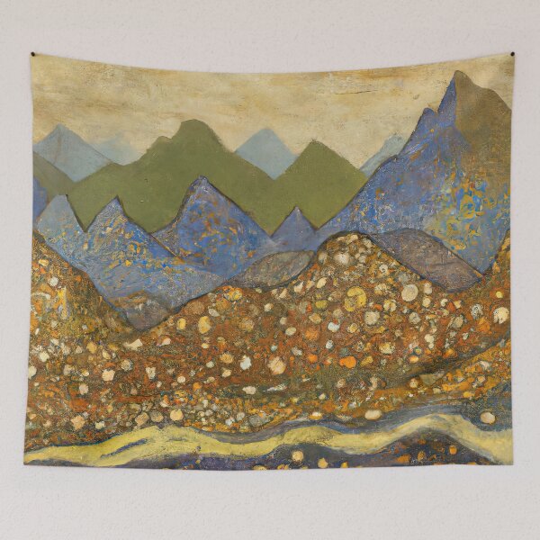 Item preview, Grunge Mountains designed and sold by shiitakicats.