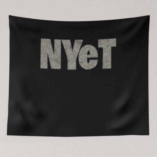 Item preview, The Word Nyet Russian Ukrainian Trendy Funny Word Nyet No Design designed and sold by Countrysmart.