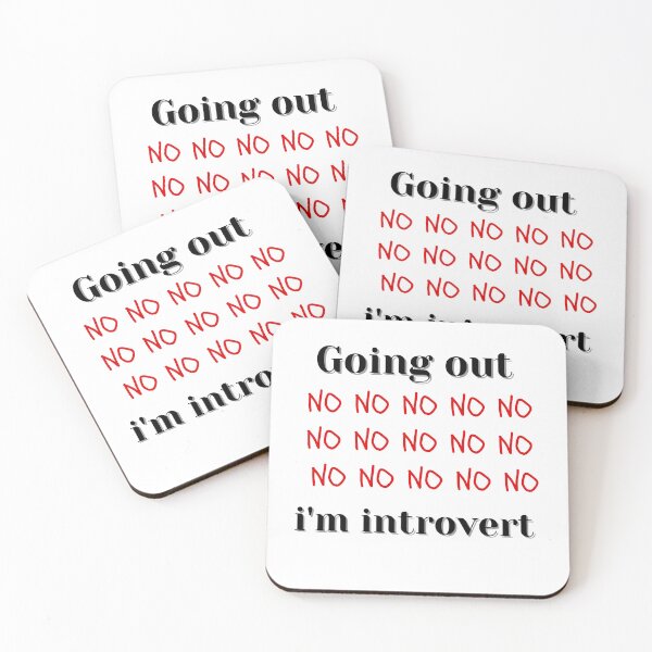 Item preview, Going out no no i'm introvert essential tshirt designed and sold by HassanRajy.