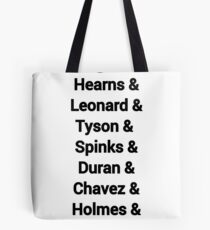 80s favourite boxers Tyson Tote Bag