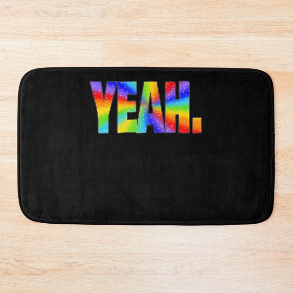 Item preview, Yeah Colorful Letters Word Art Use This Design To Testify The Word Pun Typography designed and sold by Countrysmart.