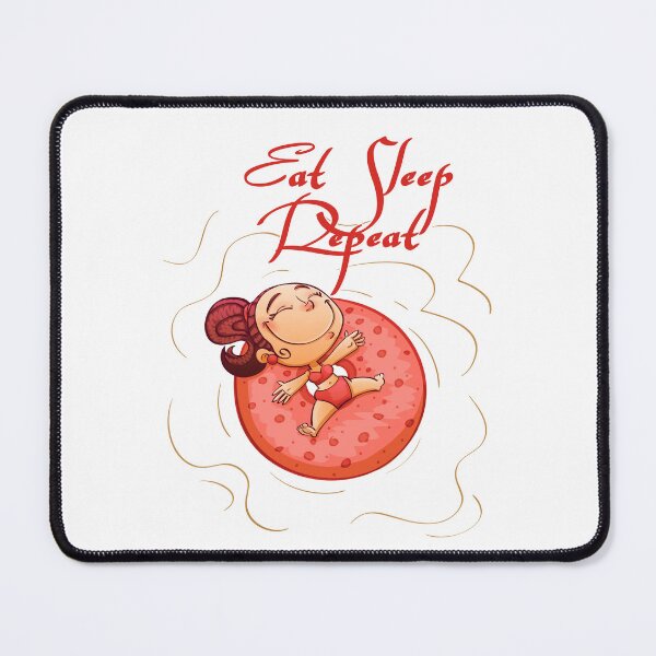 Item preview, Eat Sleep Repeat Funny Meme designed and sold by AAAkiFashion.