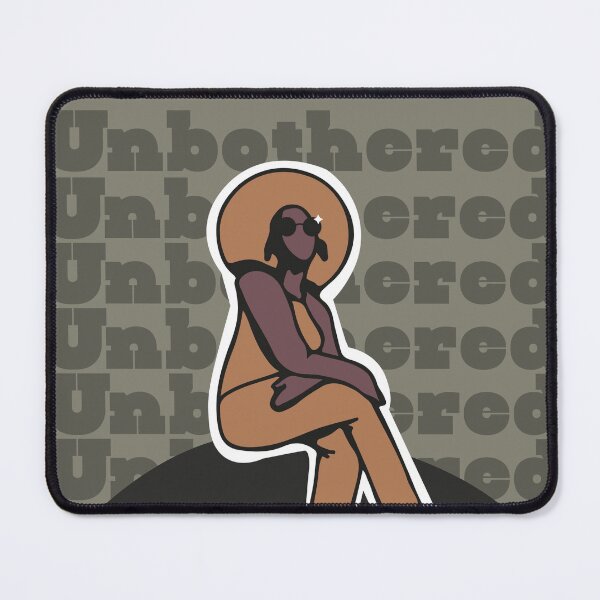 Item preview, Unbothered Brown Afro Girl designed and sold by RDesigns01.