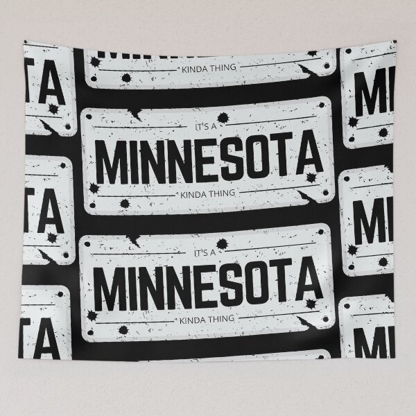 Item preview, Its a MINNESOTA kinda thing number plate distressed designed and sold by 133DandC.