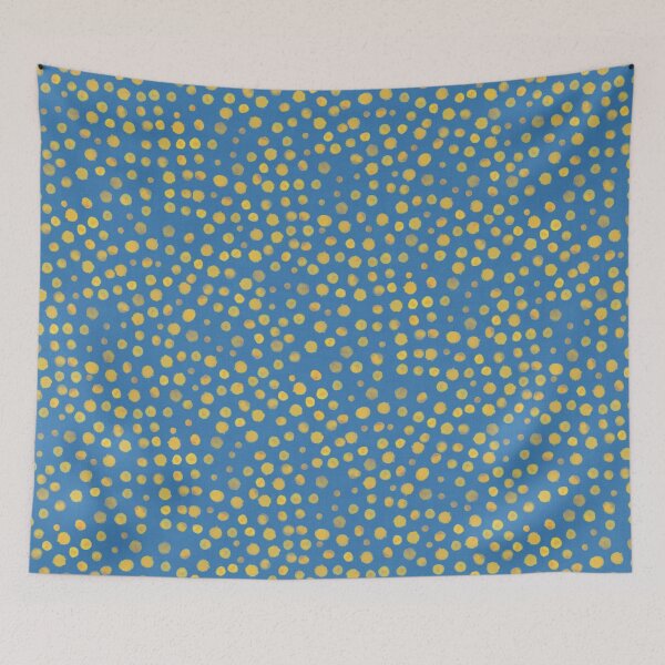 Item preview, Yellow Gouache Dots  designed and sold by MilaMooDesigns.