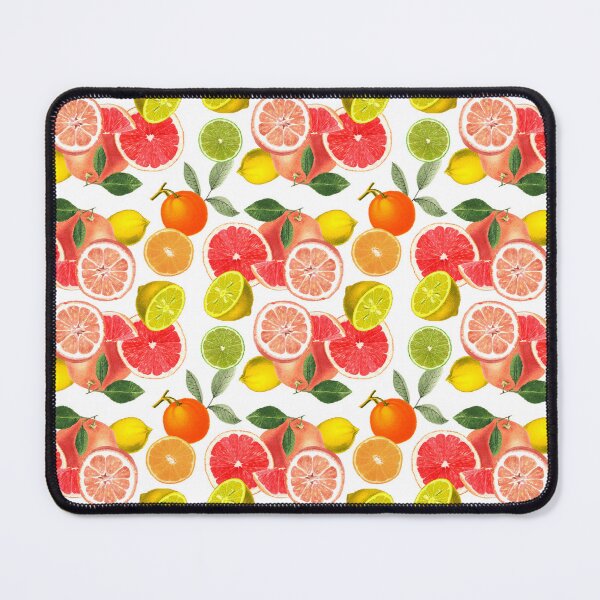 Item preview, Bright Pop Citrus Fruit Grapefruit Lemon Orange Mandarine Tangerine Tropical Seamless Pattern designed and sold by StudioAkubi.