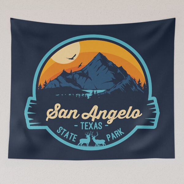 Item preview, San Angelo State Park Texas Vacation TX Souvenir Badge designed and sold by mountainfad.