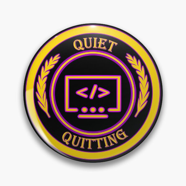 Item preview, Quiet Quitting But I love Coding- Chill Retro Design for T-shirts, iPhone Cases, Stickers and Other Accessories designed and sold by Ridiculam Toga.