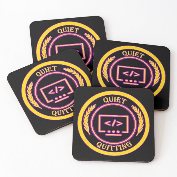 Item preview, Quiet Quitting But I love Coding- Chill Retro Design for T-shirts, iPhone Cases, Stickers and Other Accessories designed and sold by Ridiculam Toga.