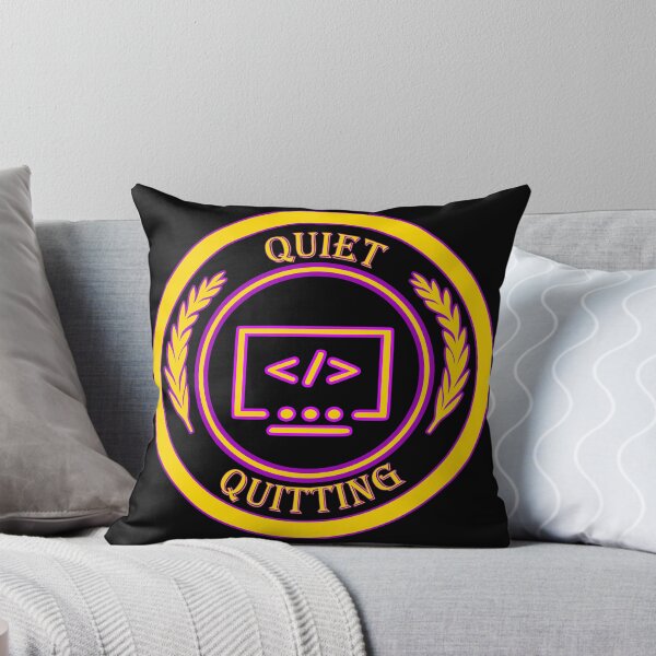 Item preview, Quiet Quitting But I love Coding- Chill Retro Design for T-shirts, iPhone Cases, Stickers and Other Accessories designed and sold by Ridiculam Toga.