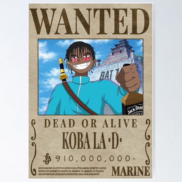 Item preview, KOBA LAD WANTED designed and sold by RAPORI.
