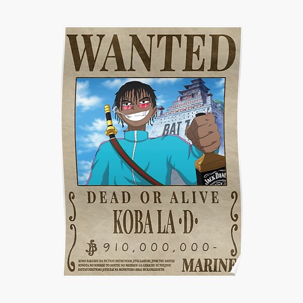 KOBA LAD WANTED Poster