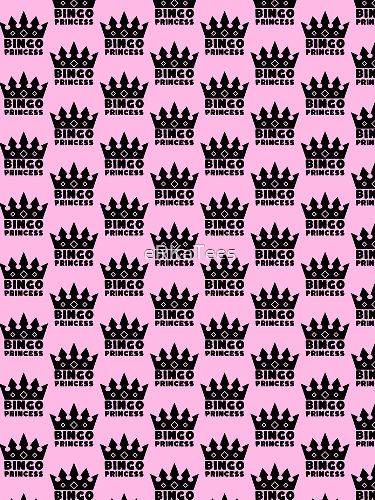 Disover Bingo princess on pink | Bingo lover | Bingo player Leggings