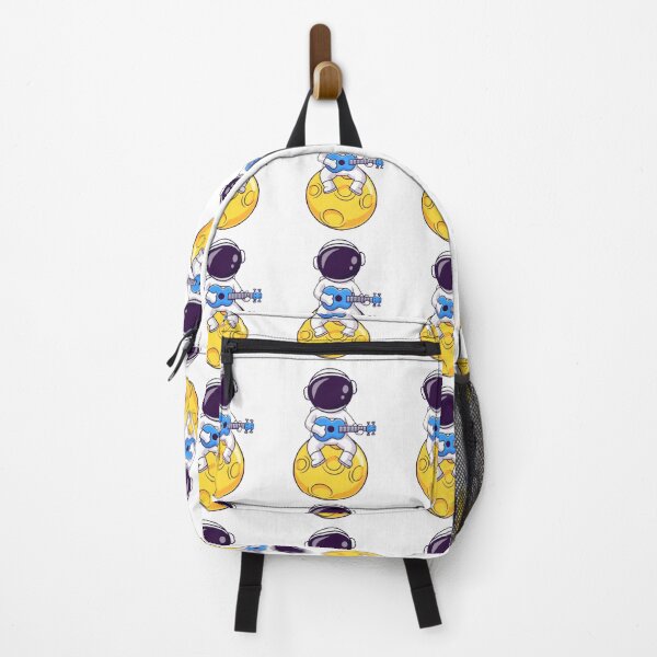 Item preview, Cute astronaut playing a guitar cartoon designed and sold by BEAUTY ⭐⭐⭐⭐⭐.