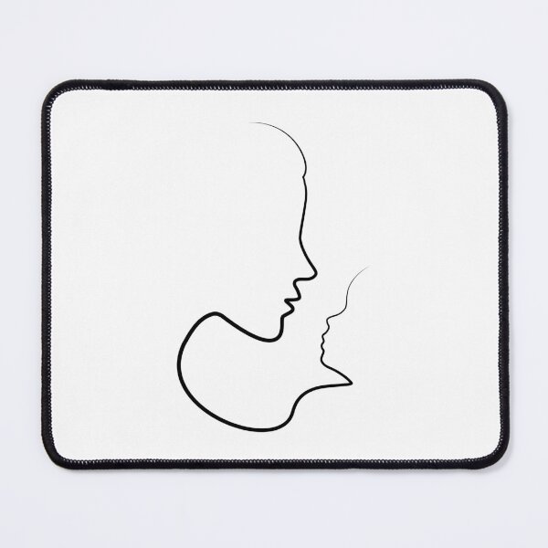 Item preview, Mother And Baby | One Line Art | Minimal Art | One Line Artist | Minimalist designed and sold by One-Line-Artist.