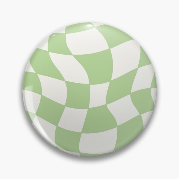 Item preview, Light Green Groovy Distorted Wave Checker Grid designed and sold by Elijah T.