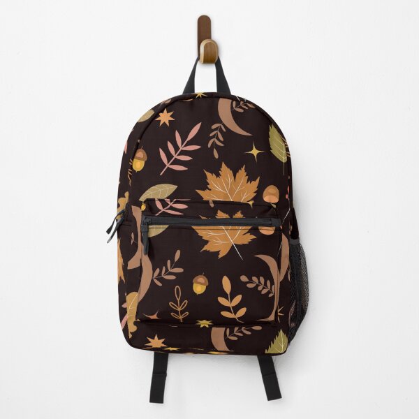 Item preview, Autumn Leaves With Boho Moon and Stars Pattern designed and sold by Yasminepatterns .