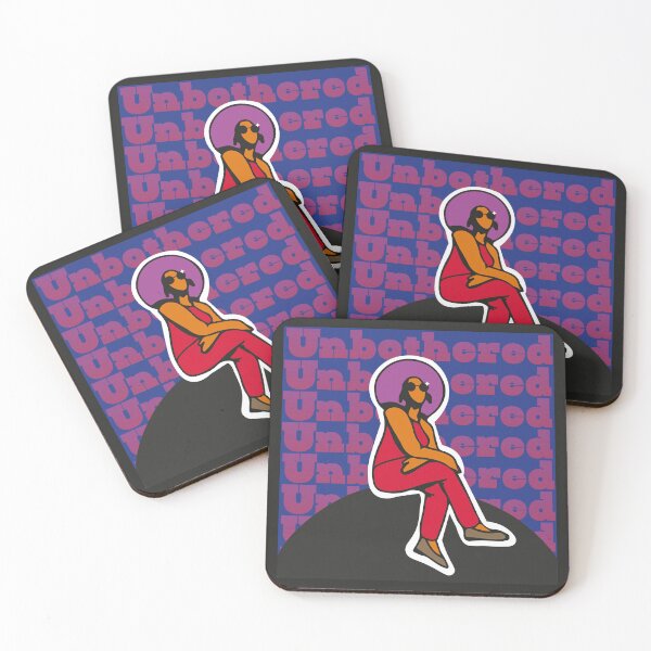 Item preview, Unbothered Blue & Red Afro Girl designed and sold by RDesigns01.