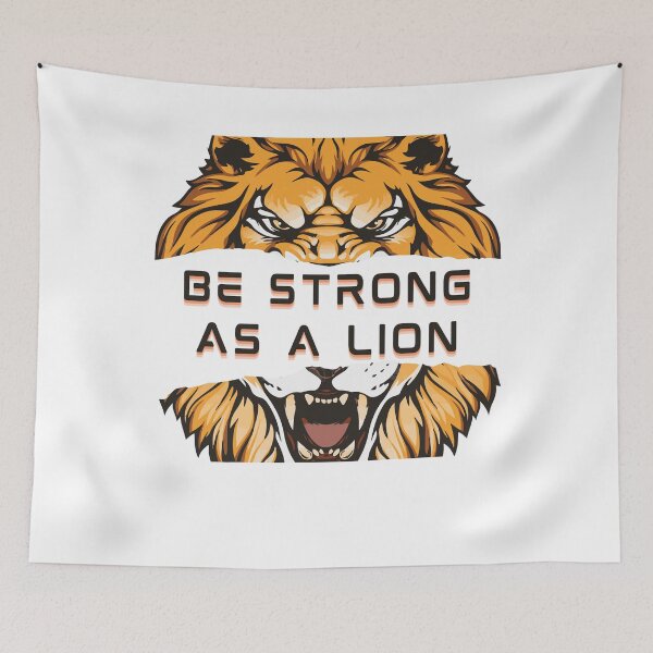 Item preview, Be strong as a lion designed and sold by earth wings.