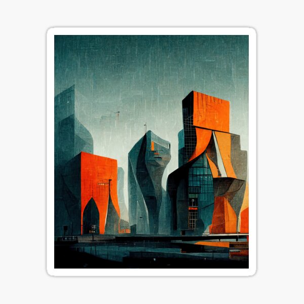 Item preview, Cubism Architecture designed and sold by BasajaunStudio.