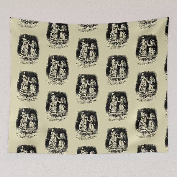 Item preview, Alice in Wonderland and the Queen (cream) designed and sold by Madame Memento.
