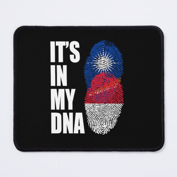 Item preview, INDONESIAN AND MARSHALLESE MIX DNA HERITAGE FLAG designed and sold by sobriowslen.