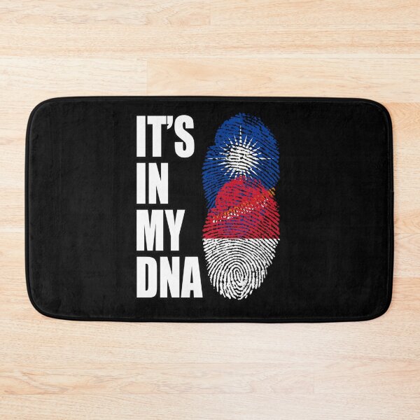 Item preview, INDONESIAN AND MARSHALLESE MIX DNA HERITAGE FLAG designed and sold by sobriowslen.