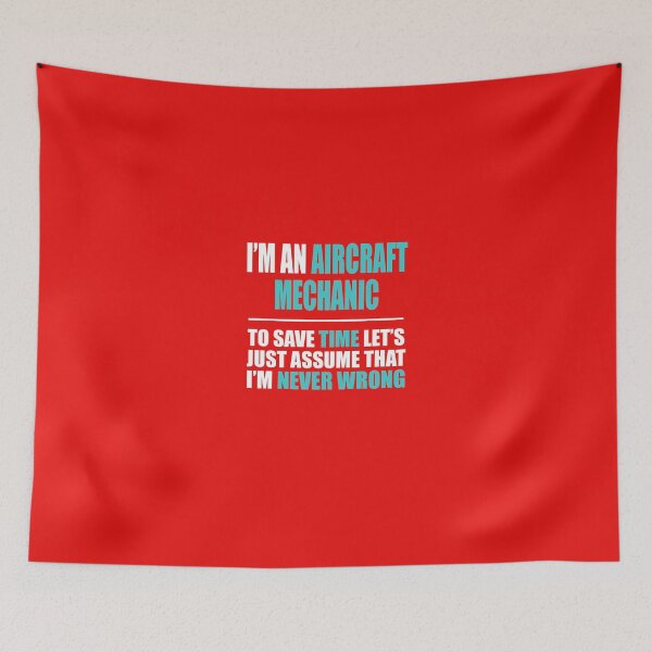 Item preview, Aircraft Mechanic Assume Never Wrong designed and sold by AlwaysAwesome.