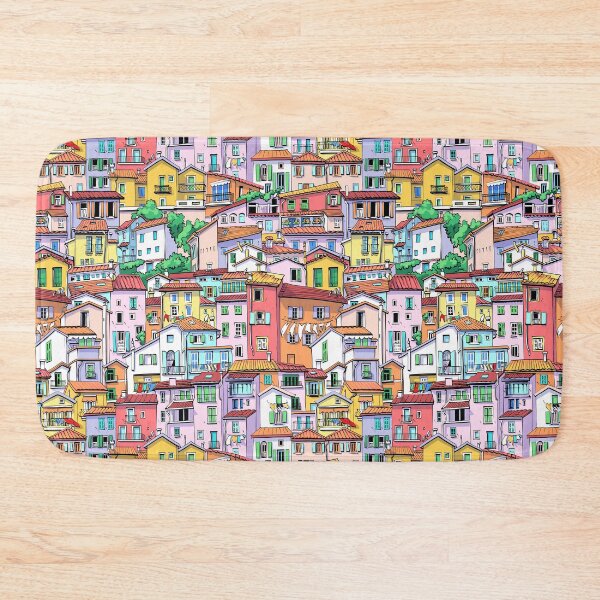 Item preview, Colorful city designed and sold by OtterFactory.
