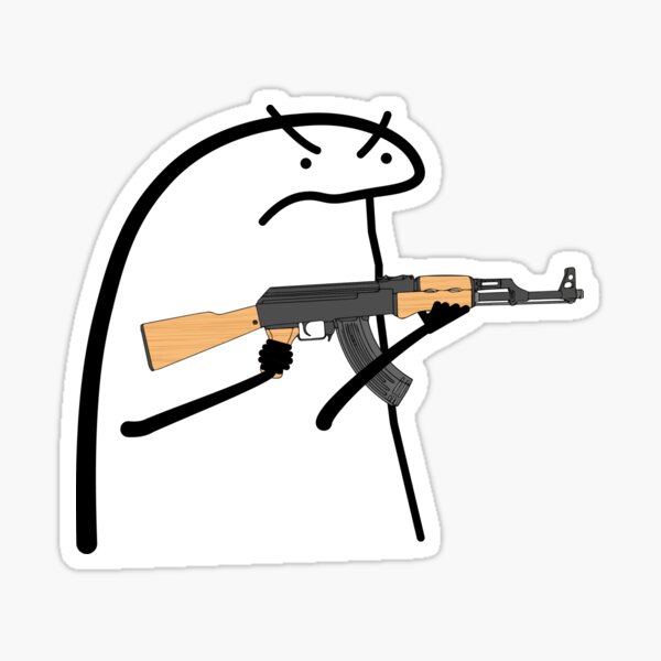 Angry Flork Meme | Sticker