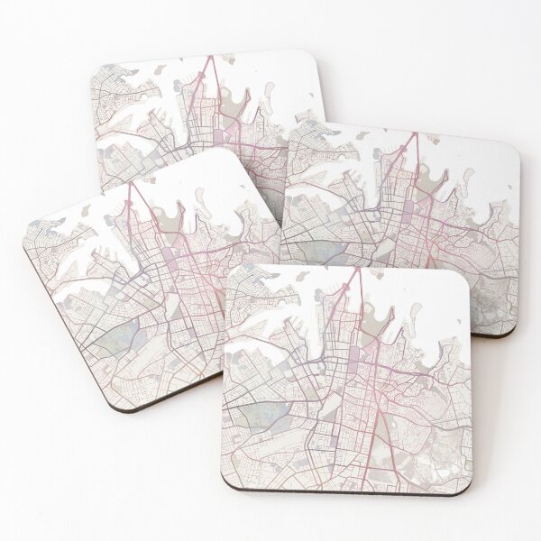 Item preview, Sydney Map, Sydney City, Sydney Australia designed and sold by TheRedFinch.