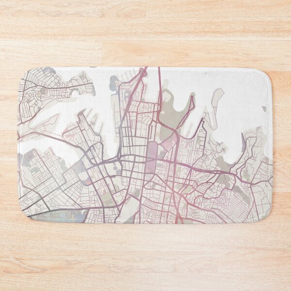 Item preview, Sydney Map, Sydney City, Sydney Australia designed and sold by TheRedFinch.