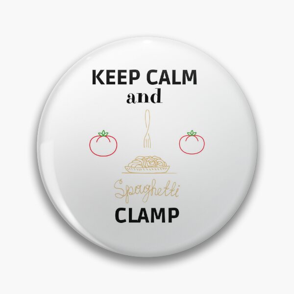 Item preview, Keep calm and spaghetti clamp designed and sold by Rubi16.