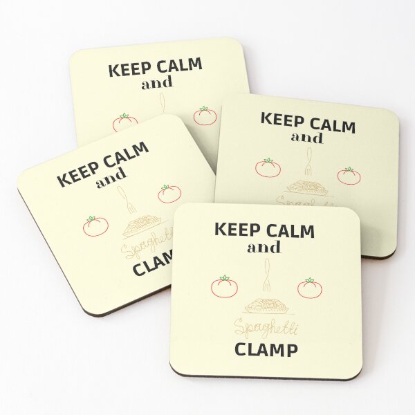 Item preview, Keep calm and spaghetti clamp designed and sold by Rubi16.