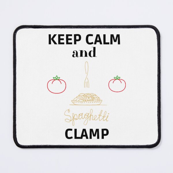 Item preview, Keep calm and spaghetti clamp designed and sold by Rubi16.