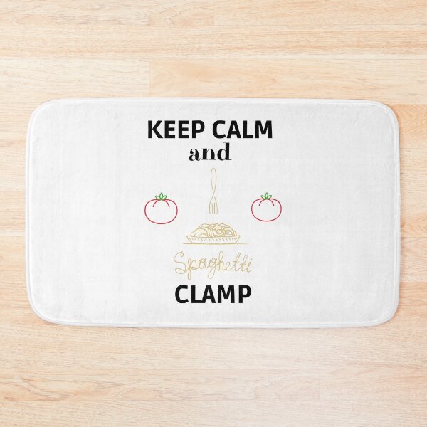 Item preview, Keep calm and spaghetti clamp designed and sold by Rubi16.