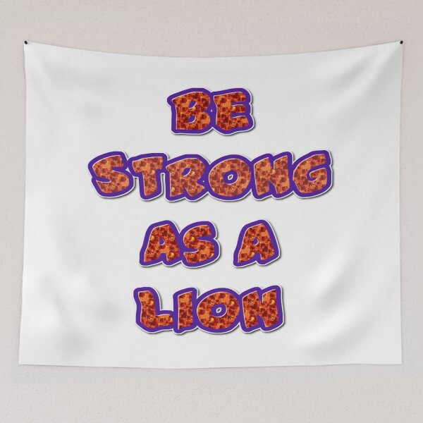 Item preview, Be strong as a lion designed and sold by earth wings.