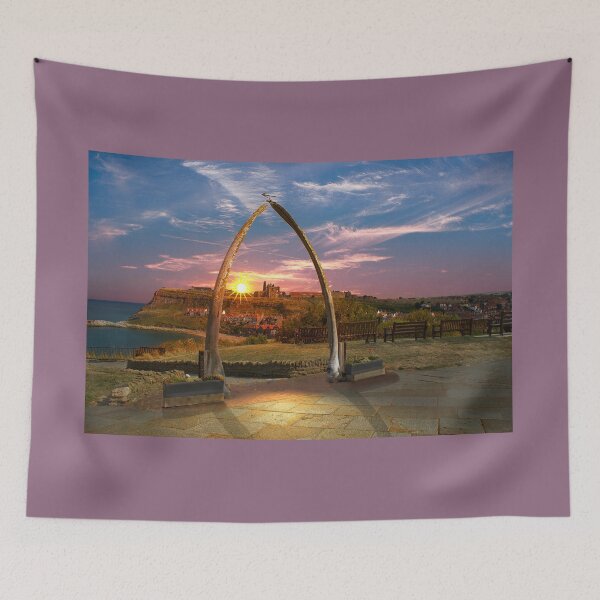 Item preview, Whitby Whale Bone Arch Sunrise designed and sold by Alisonchambers2.